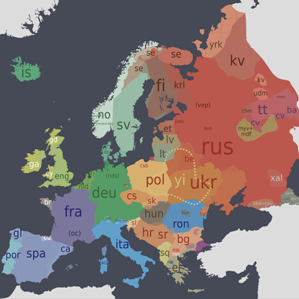 Linguas da l'Europa en survista